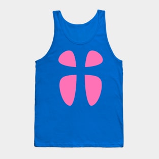 Pink Cross Tank Top